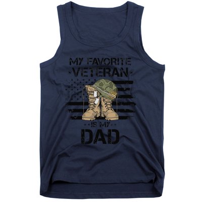 Father Veterans Day My Favorite Veteran Is My Dad For Tank Top