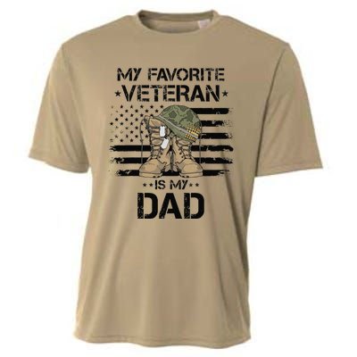 Father Veterans Day My Favorite Veteran Is My Dad For Cooling Performance Crew T-Shirt