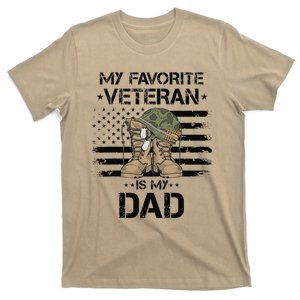 Father Veterans Day My Favorite Veteran Is My Dad For T-Shirt