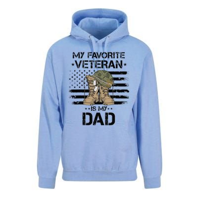 Father Veterans Day My Favorite Veteran Is My Dad For Unisex Surf Hoodie