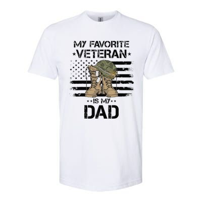 Father Veterans Day My Favorite Veteran Is My Dad For Softstyle CVC T-Shirt