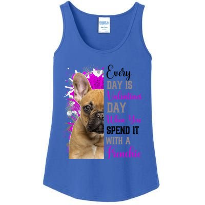 Frenchie Valentines Day Mom Dogs Cute Fun French Bulldog Gift Ladies Essential Tank