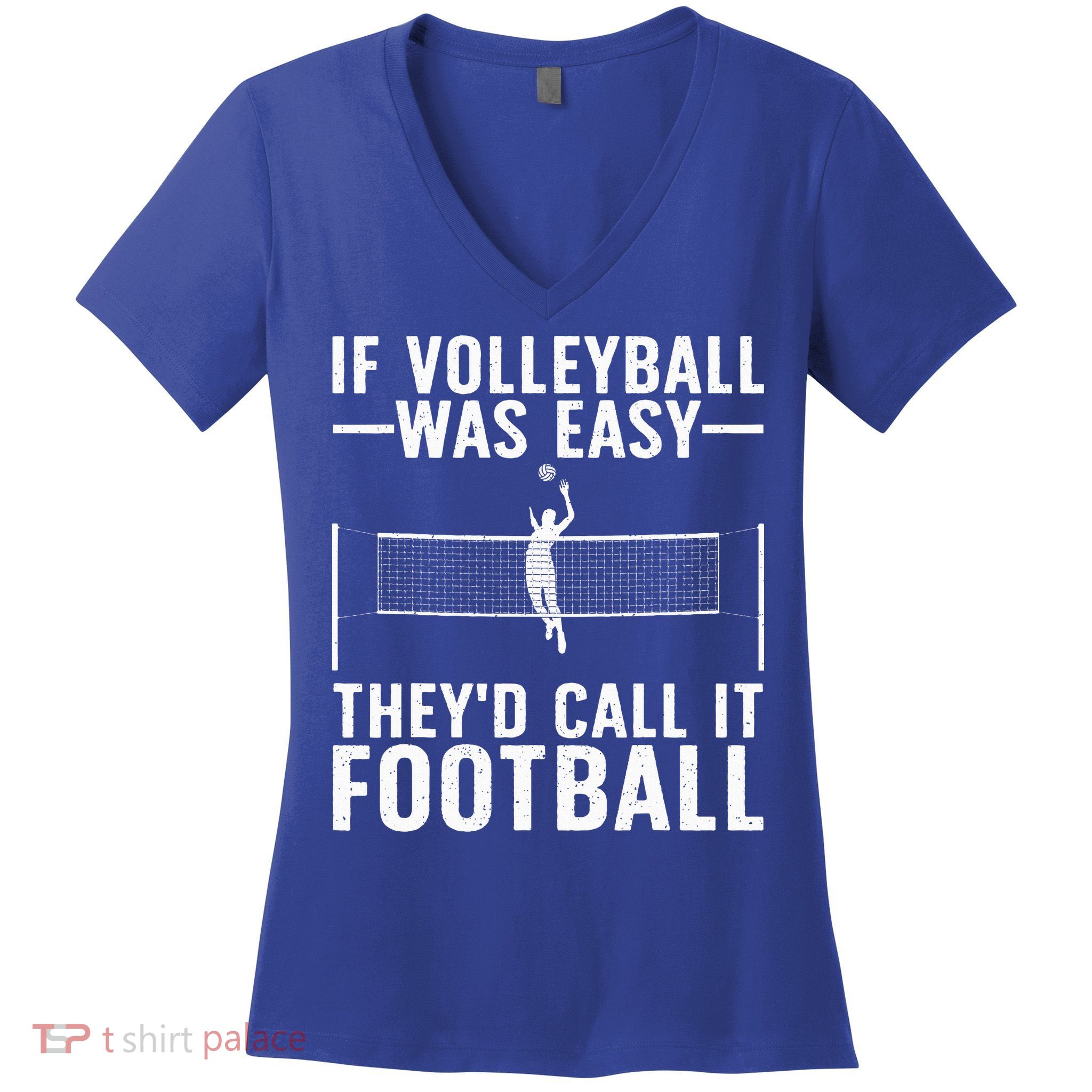 Funny Volleyball Design For Volleyball Lover Women's V-Neck T-Shirt