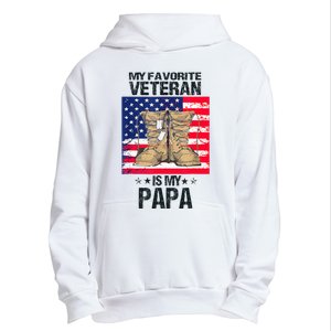 Father Veterans Day My Favorite Veteran Is My Papa Urban Pullover Hoodie