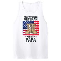 Father Veterans Day My Favorite Veteran Is My Papa PosiCharge Competitor Tank