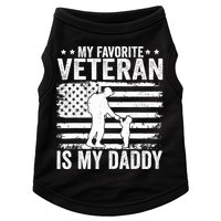 Father Veterans Day My Favorite Veteran Is My Daddy For Doggie Tank