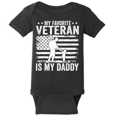 Father Veterans Day My Favorite Veteran Is My Daddy For Baby Bodysuit