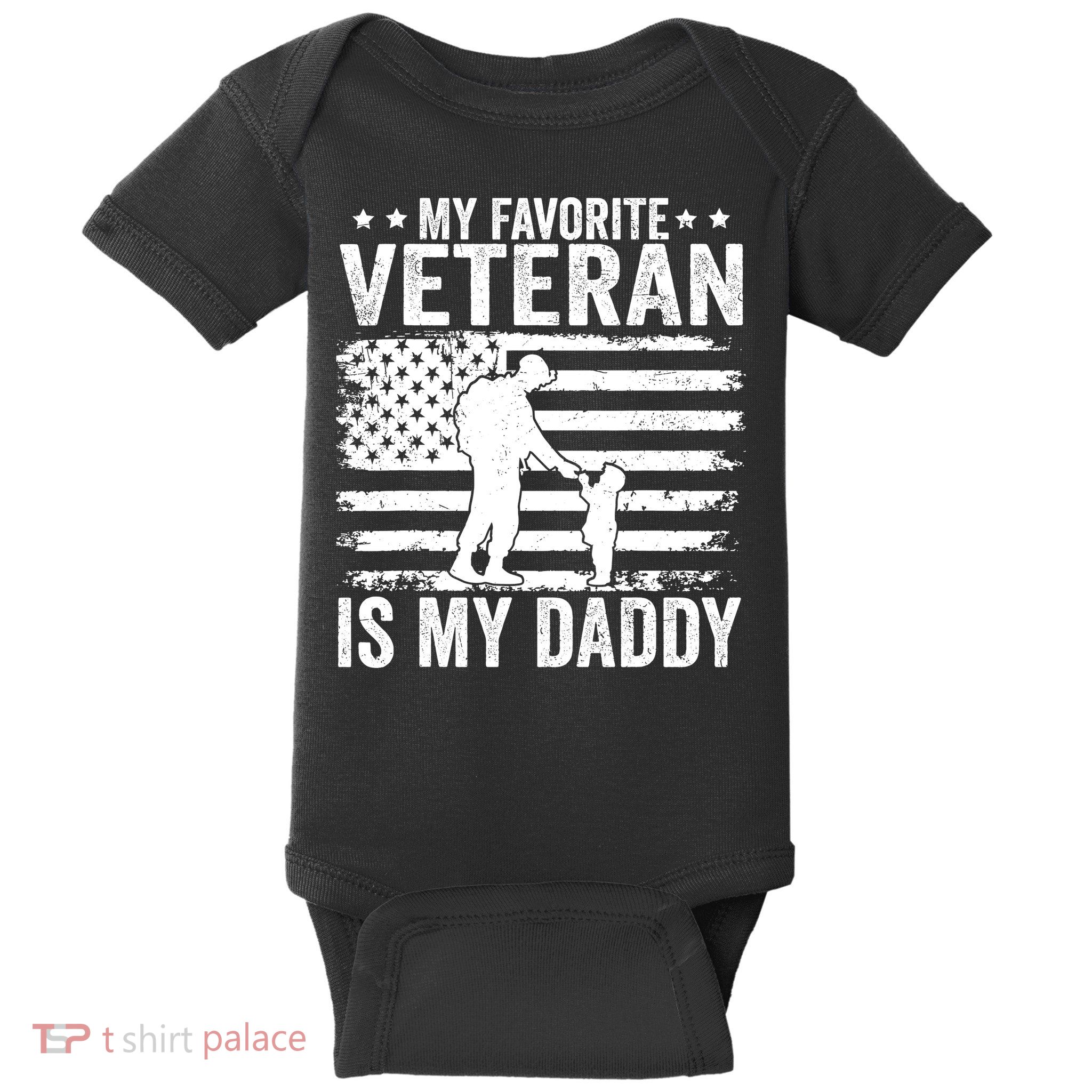 Father Veterans Day My Favorite Veteran Is My Daddy For Baby Bodysuit