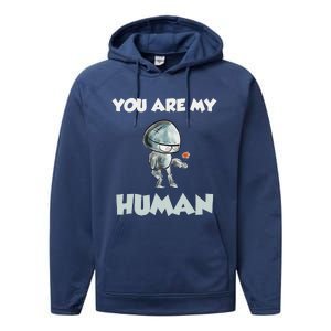 Funny Valentine's Day Gift For Her Or Him Performance Fleece Hoodie