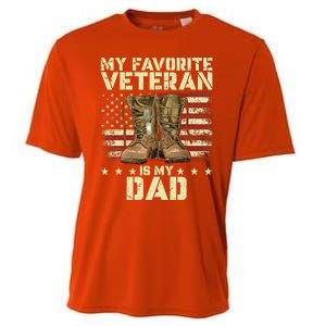 Father Veterans Day My Favorite Veteran Is My Dad Cooling Performance Crew T-Shirt