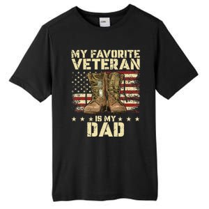 Father Veterans Day My Favorite Veteran Is My Dad Tall Fusion ChromaSoft Performance T-Shirt