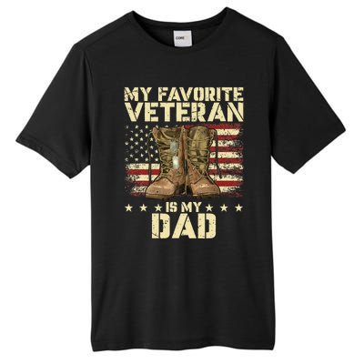 Father Veterans Day My Favorite Veteran Is My Dad Tall Fusion ChromaSoft Performance T-Shirt