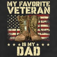Father Veterans Day My Favorite Veteran Is My Dad Beanie