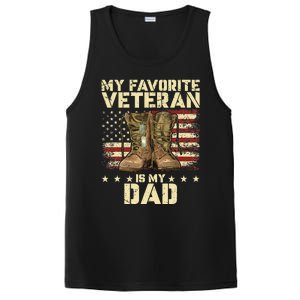 Father Veterans Day My Favorite Veteran Is My Dad PosiCharge Competitor Tank