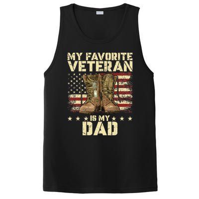 Father Veterans Day My Favorite Veteran Is My Dad PosiCharge Competitor Tank