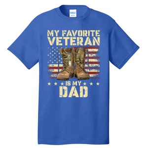 Father Veterans Day My Favorite Veteran Is My Dad Tall T-Shirt