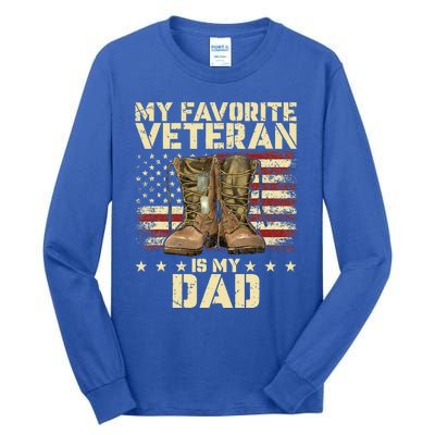 Father Veterans Day My Favorite Veteran Is My Dad Tall Long Sleeve T-Shirt