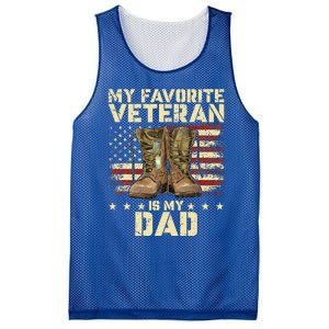 Father Veterans Day My Favorite Veteran Is My Dad Mesh Reversible Basketball Jersey Tank