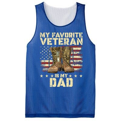 Father Veterans Day My Favorite Veteran Is My Dad Mesh Reversible Basketball Jersey Tank