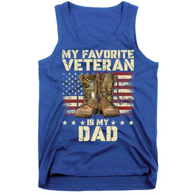 Father Veterans Day My Favorite Veteran Is My Dad Tank Top