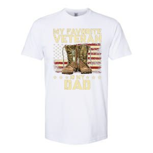 Father Veterans Day My Favorite Veteran Is My Dad Softstyle CVC T-Shirt