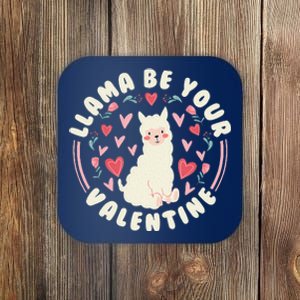 Funny Valentine's Day LLama LLama Be Your Valentine Coaster