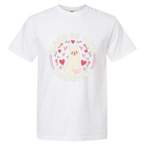 Funny Valentine's Day LLama LLama Be Your Valentine Garment-Dyed Heavyweight T-Shirt