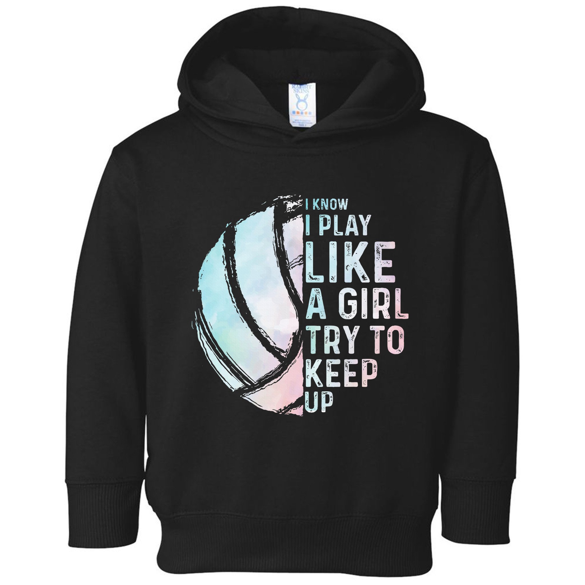 Funny Volleyball Design Women N Sports Lovers Toddler Hoodie