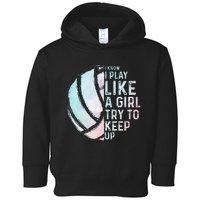 Funny Volleyball Design Women N Sports Lovers Toddler Hoodie