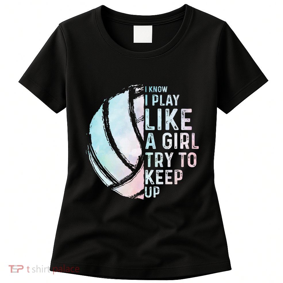 Funny Volleyball Design Women N Sports Lovers Womens T-Shirt