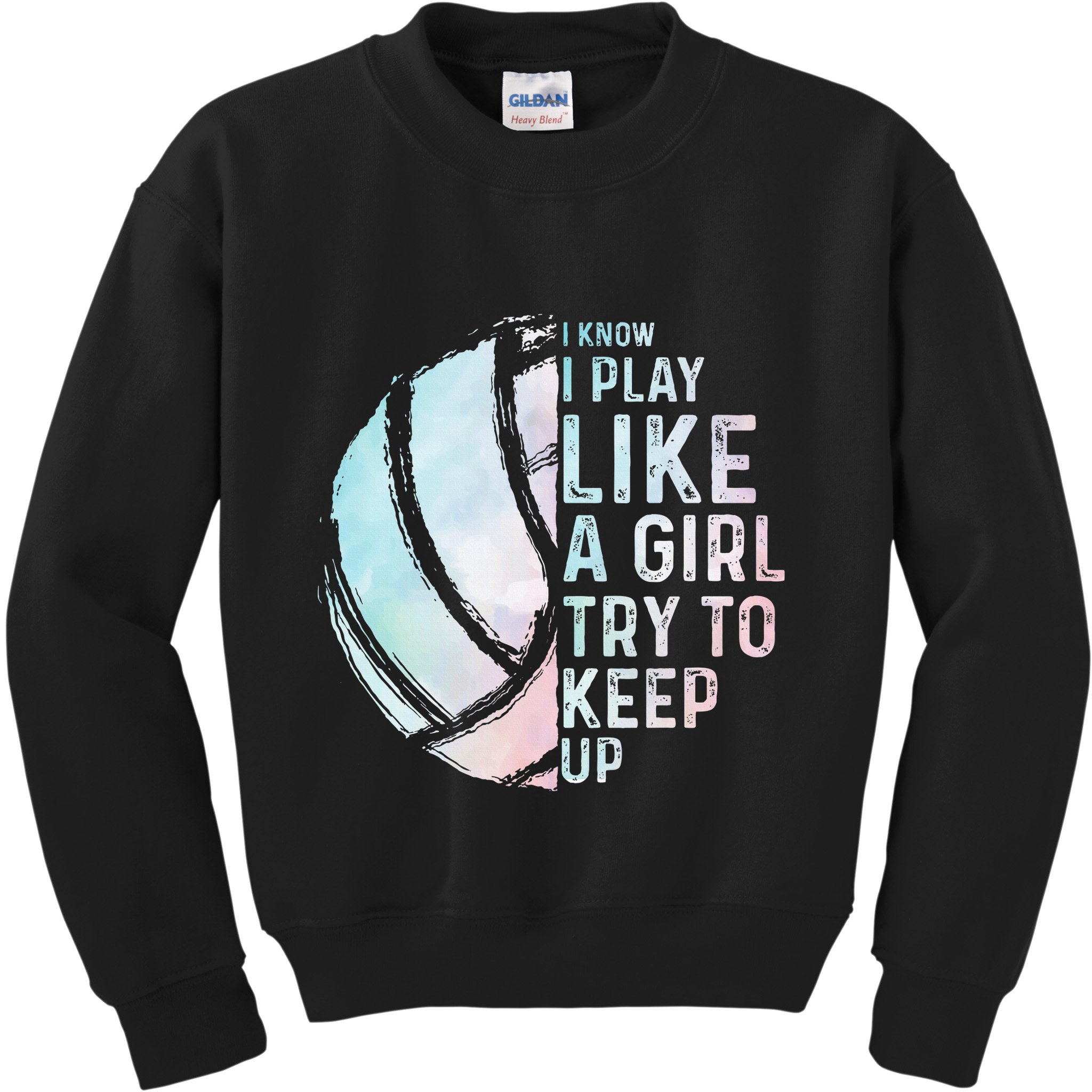 Funny Volleyball Design Women N Sports Lovers Kids Sweatshirt
