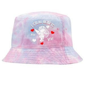 FUNNY VALENTINE'S DAYs Heartbreaker I Steal Hearts Tie-Dyed Bucket Hat