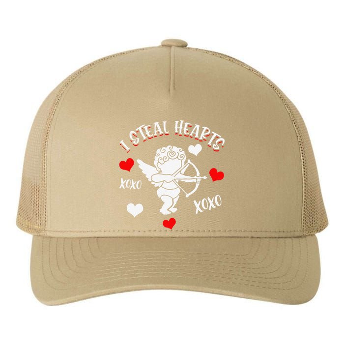 FUNNY VALENTINE'S DAYs Heartbreaker I Steal Hearts Yupoong Adult 5-Panel Trucker Hat