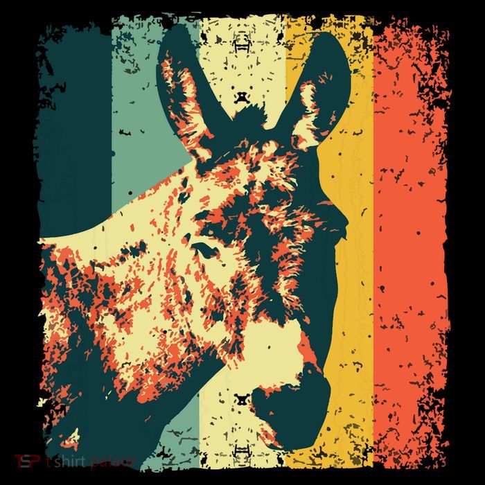 Funny Vintage Donkey Design For Safari Mule Equine Backpack