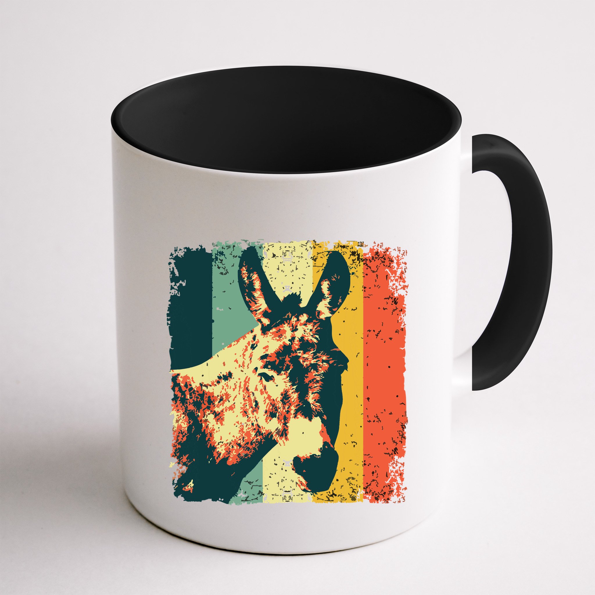 Funny Vintage Donkey Design For Safari Mule Equine Mug