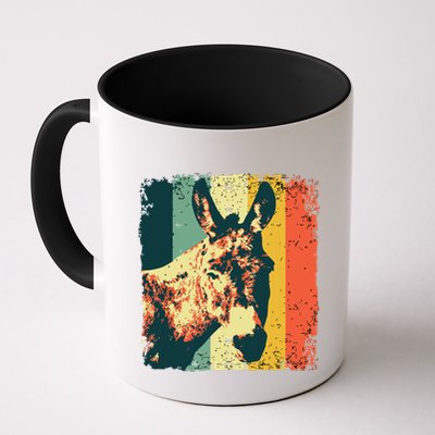 Funny Vintage Donkey Design For Safari Mule Equine Mug