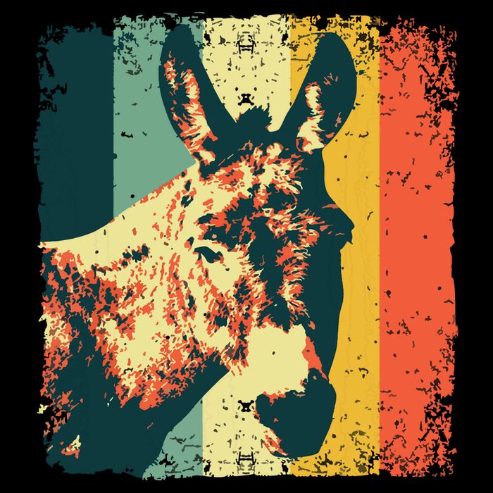 Funny Vintage Donkey Design For Safari Mule Equine Mug