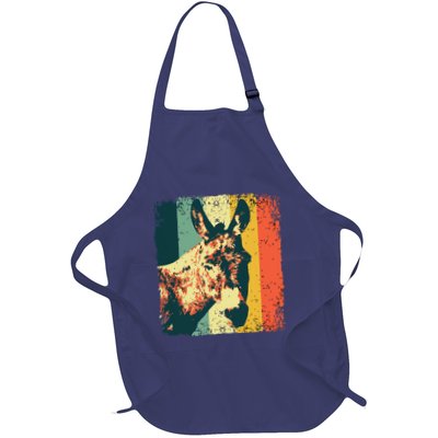 Funny Vintage Donkey Design For Safari Mule Equine Apron