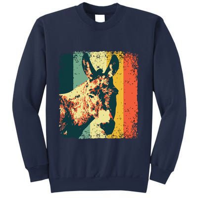 Funny Vintage Donkey Design For Safari Mule Equine Sweatshirt