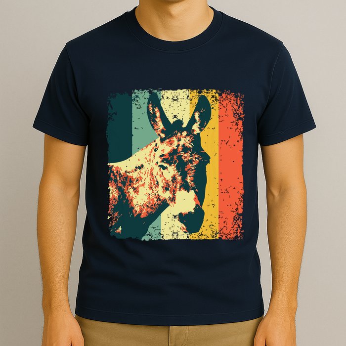 Funny Vintage Donkey Design For Safari Mule Equine T-Shirt