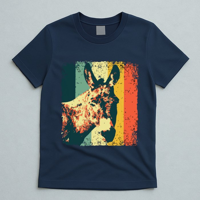 Funny Vintage Donkey Design For Safari Mule Equine T-Shirt