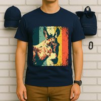 Funny Vintage Donkey Design For Safari Mule Equine T-Shirt