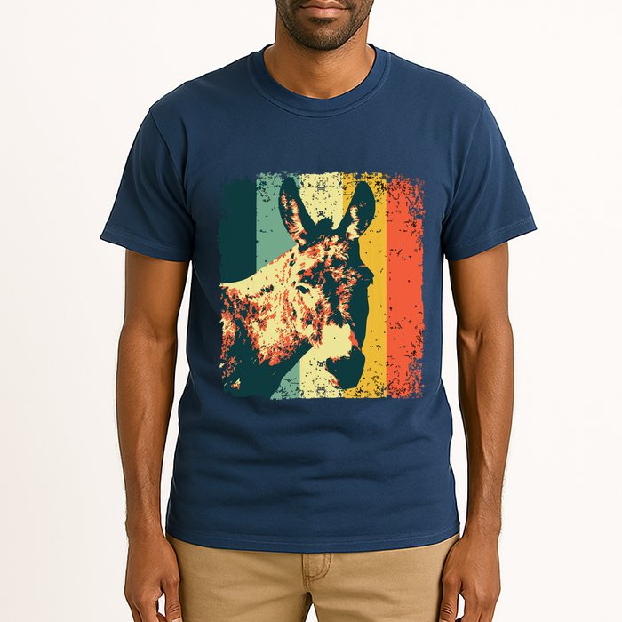 Funny Vintage Donkey Design For Safari Mule Equine Tall T-Shirt