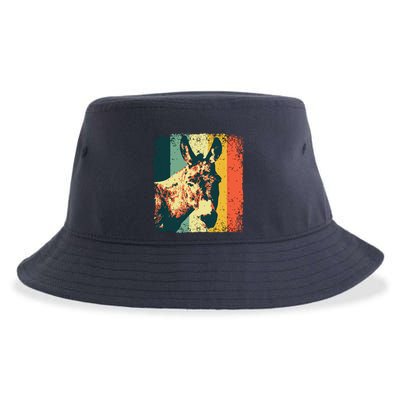 Funny Vintage Donkey Design For Safari Mule Equine Sustainable Bucket Hat