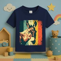 Funny Vintage Donkey Design For Safari Mule Equine Toddler T-Shirt