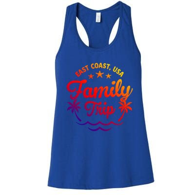 Family Vacation East Coast Funny Gift Women's Racerback Tank