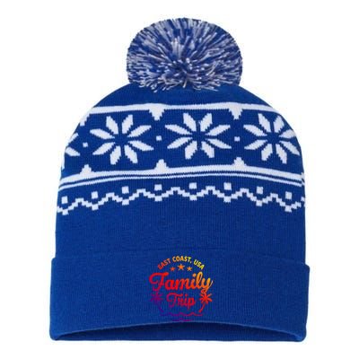 Family Vacation East Coast Funny Gift USA-Made Snowflake Beanie