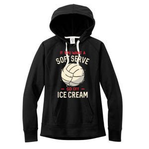 Funny Volleyball Evolution Players Women's Fleece Hoodie