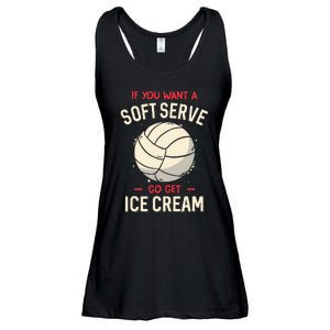 Funny Volleyball Evolution Players Ladies Essential Flowy Tank