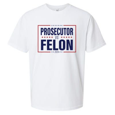 Funny Voting Election 2024 Usa The Prosecutor Vs The Felon Sueded Cloud Jersey T-Shirt